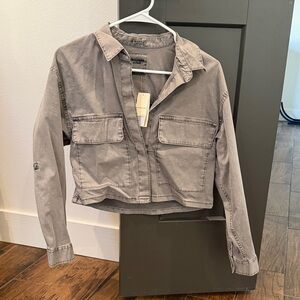 Abercrombie & Fitch Utility Jacket in Gray